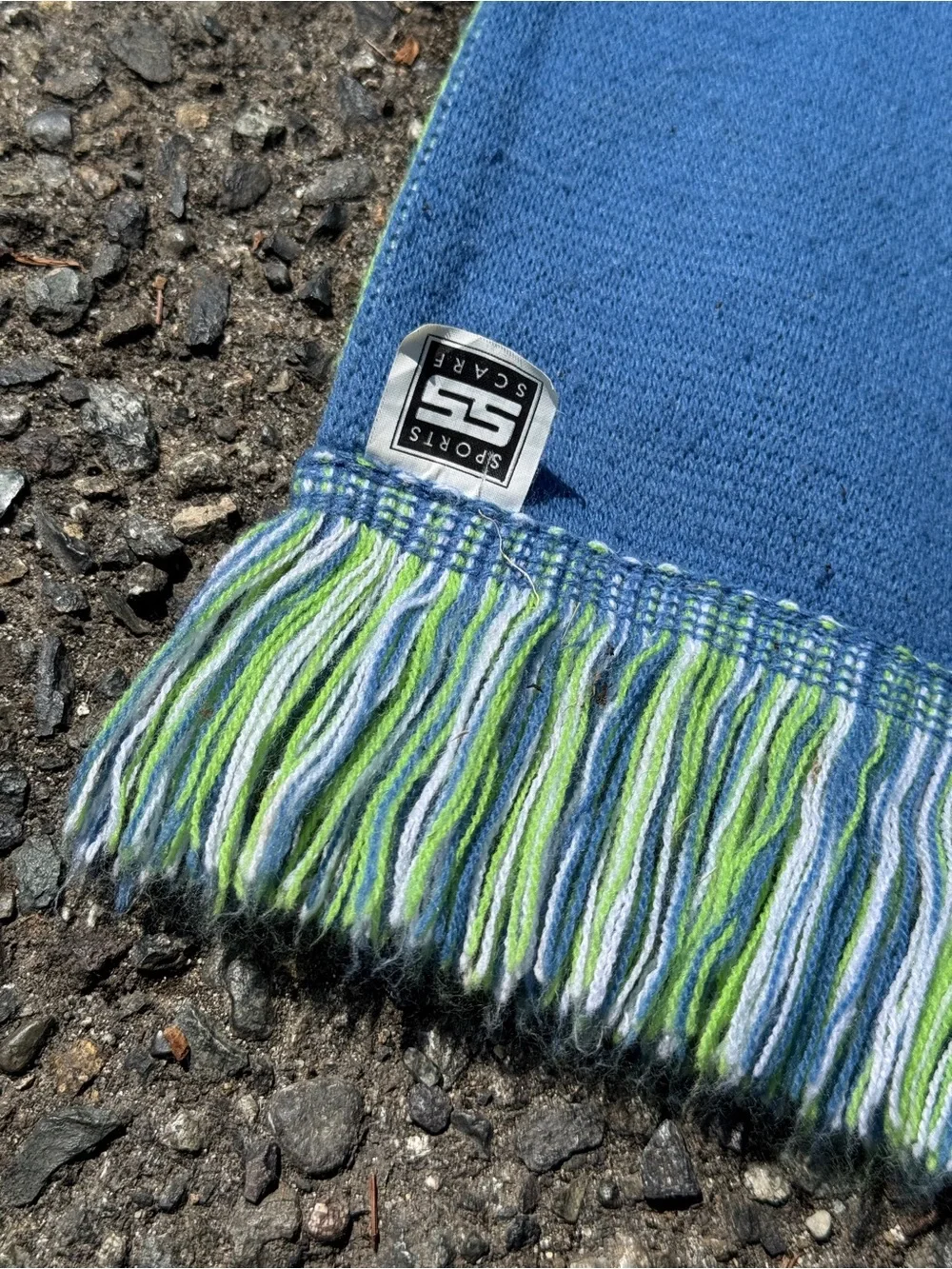 Adidas Seattle Sounders FC Scarf - Blue & Lime